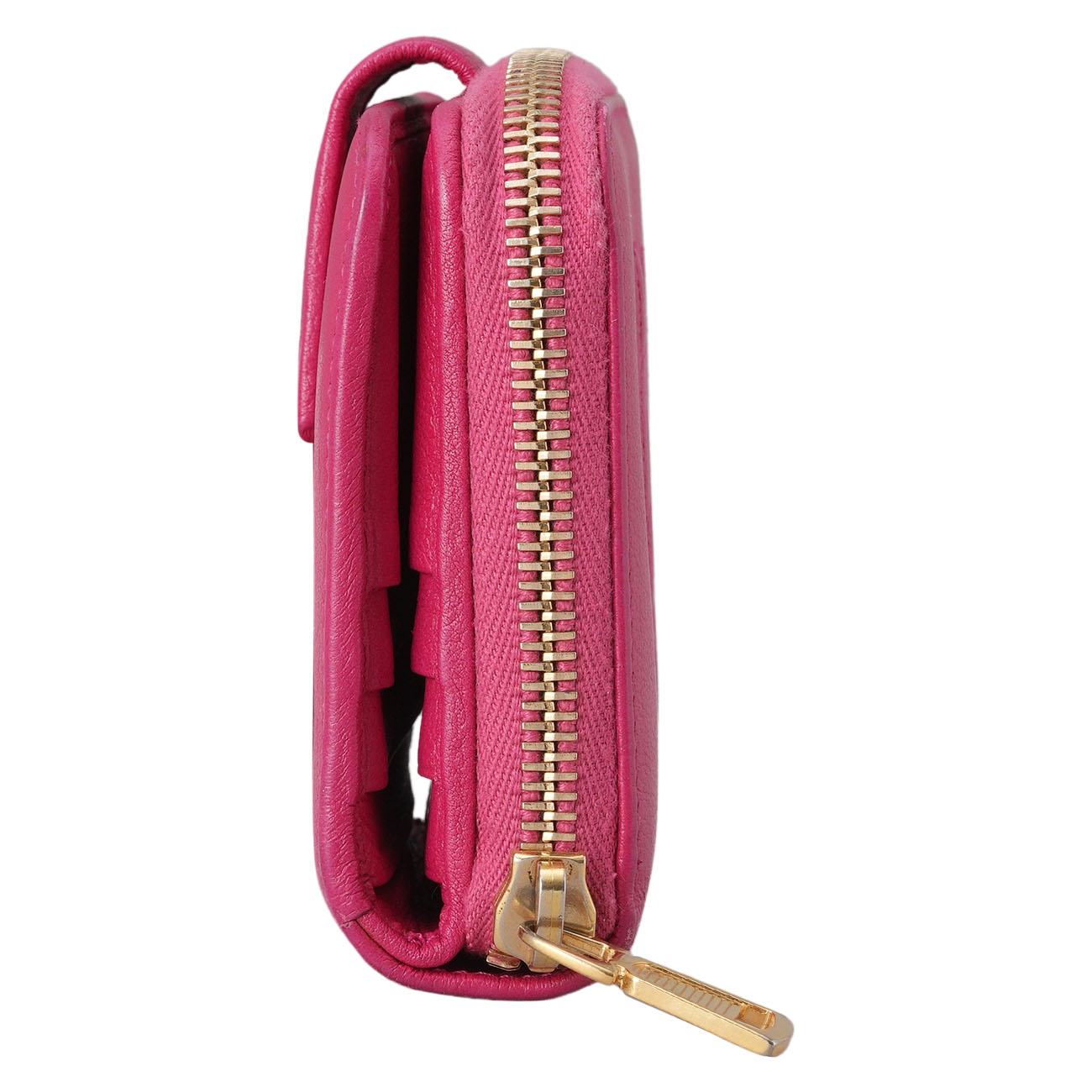 YVES SAINT LAURENT(USED)생로랑 벨드쥬르 지퍼 반지갑